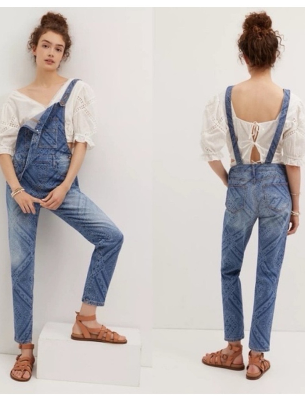 Anthroplogie Driftwood Farrah Denim Overalls size Small